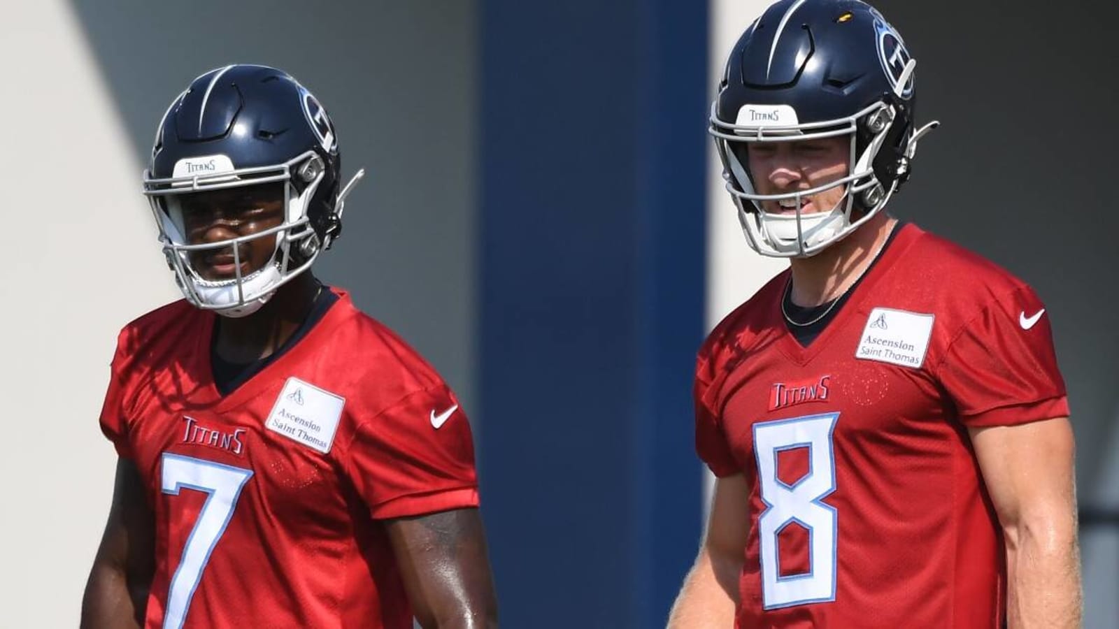 Titans HC Mike Vrabel says competition for backup QB job continues