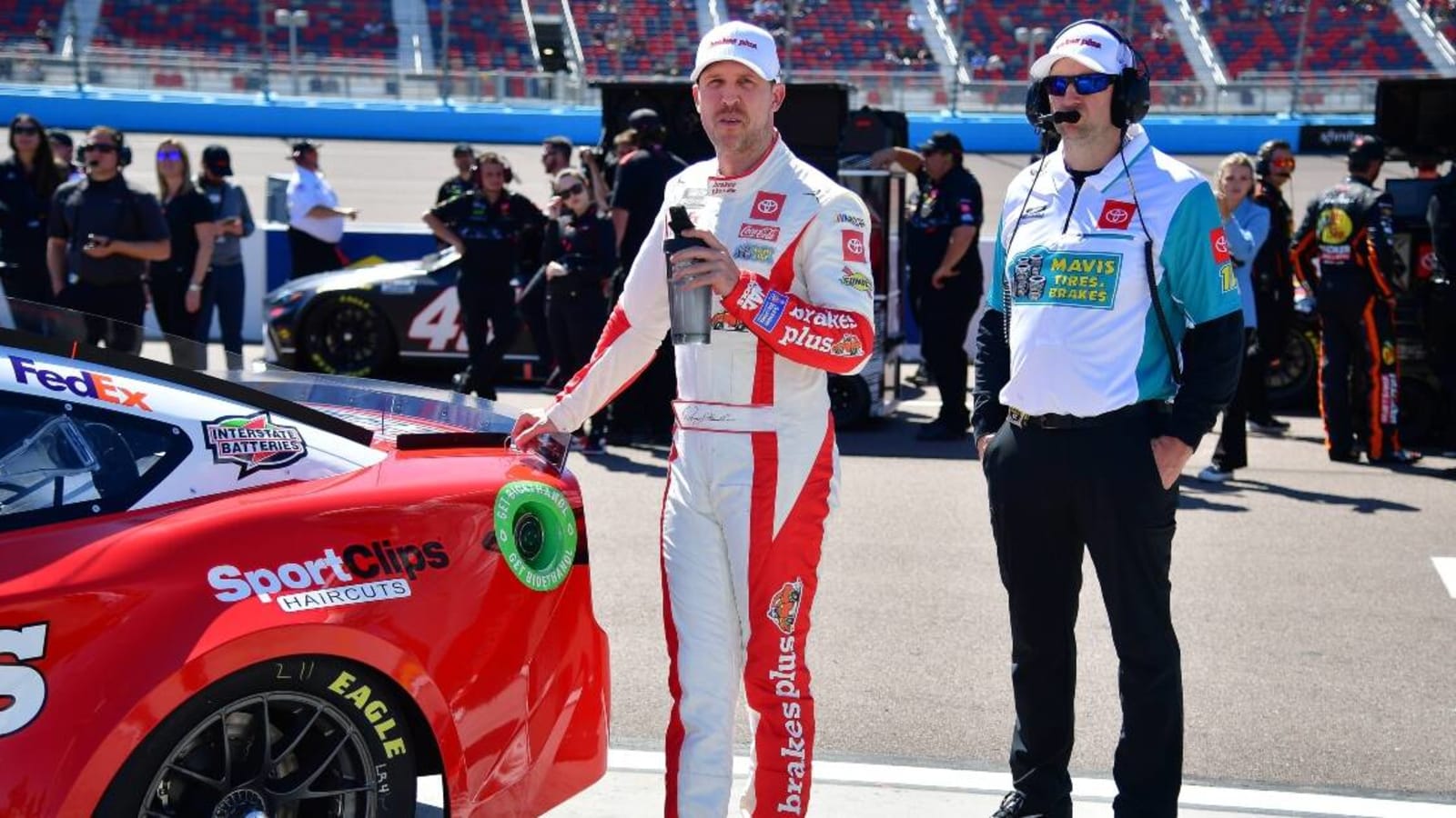 Denny Hamlin unsure why NASCAR won’t increase horsepower: ‘Call Jim France and ask’
