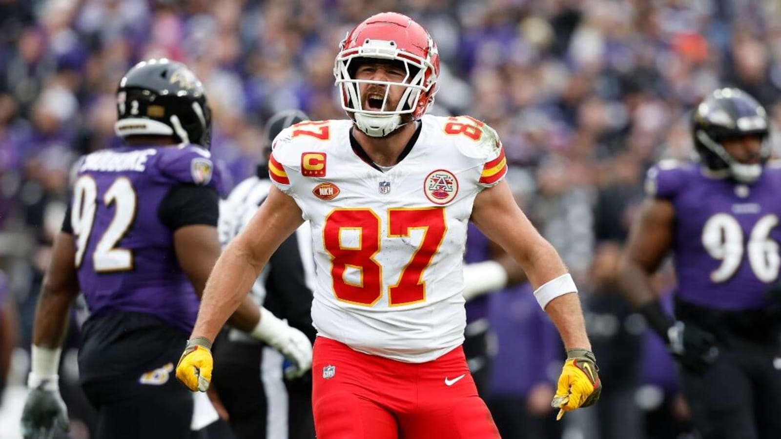 Travis Kelce on passing Jerry Rice: ‘Shoutout to Jerry Rice, the Chiefs are still the Chiefs’