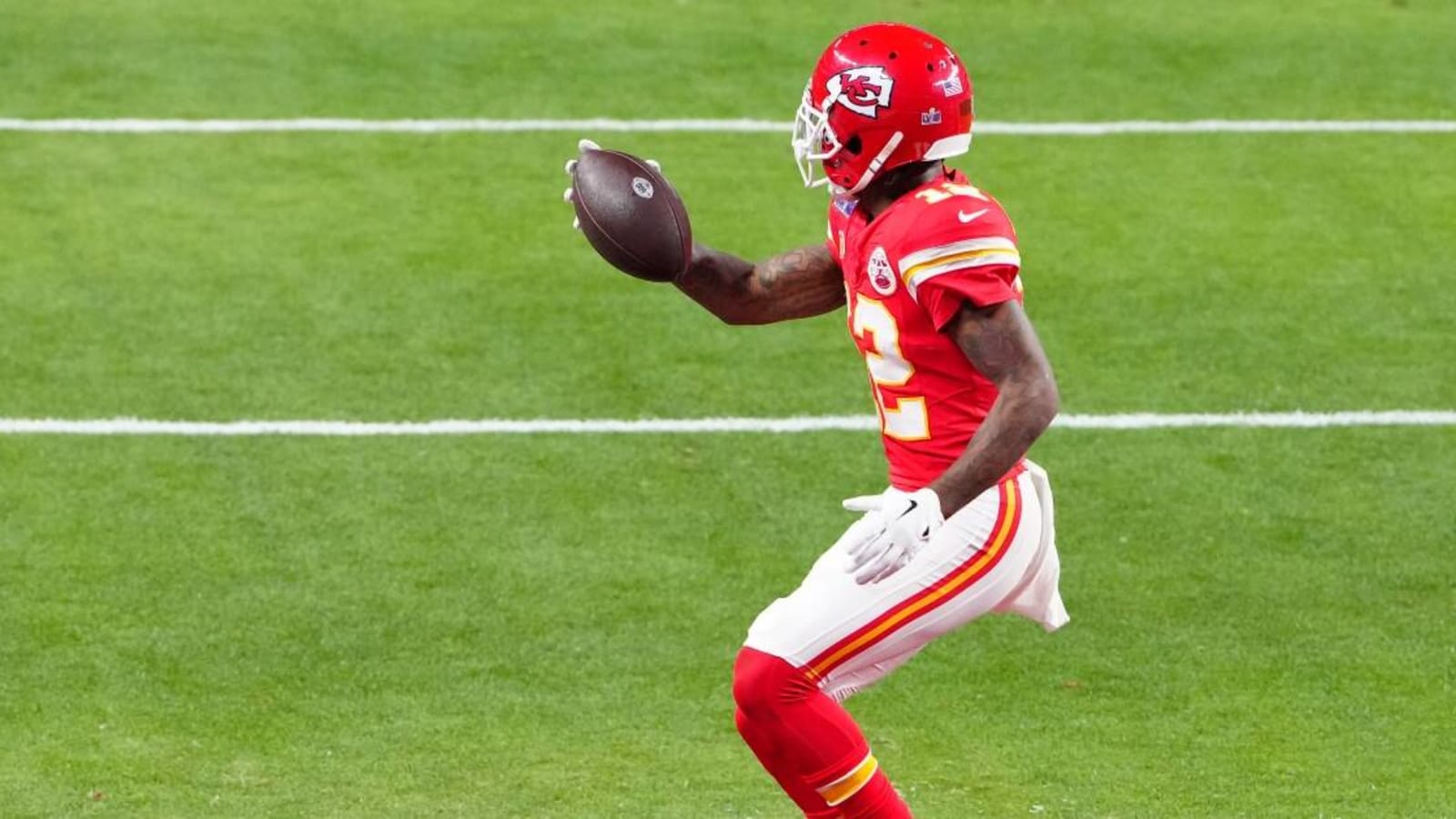 Mecole Hardman makes game-winning touchdown catch in overtime in Super Bowl LVIII