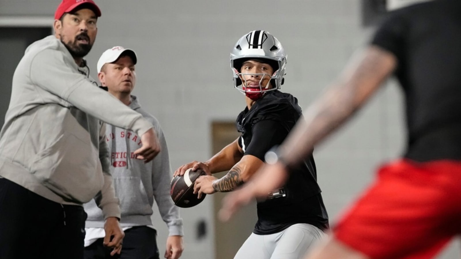 Elite quarterback recruit is already fitting in seamlessly with the Ohio State Buckeyes this spring