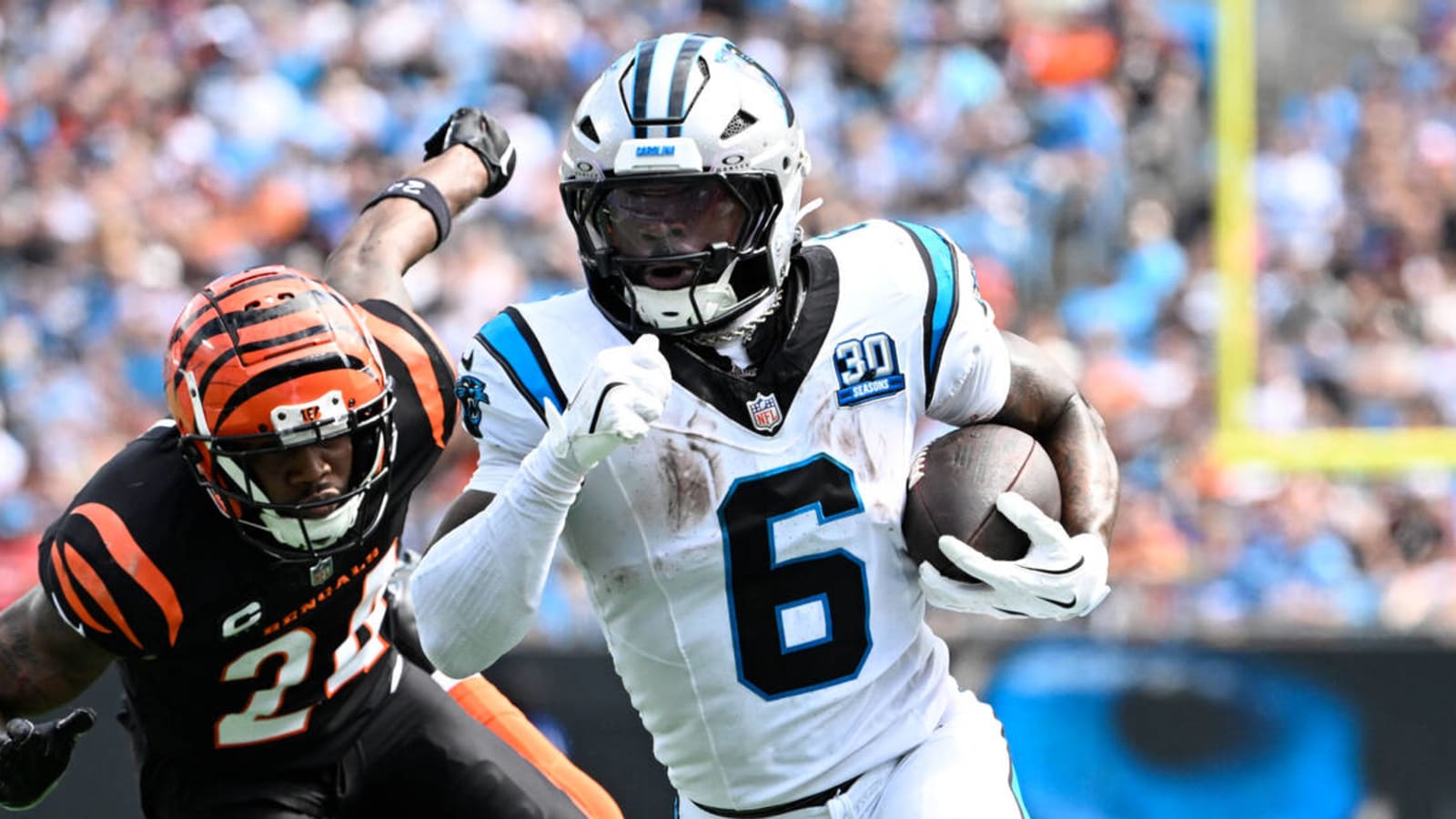 Assessing the trade candidacy of Panthers RB Miles Sanders