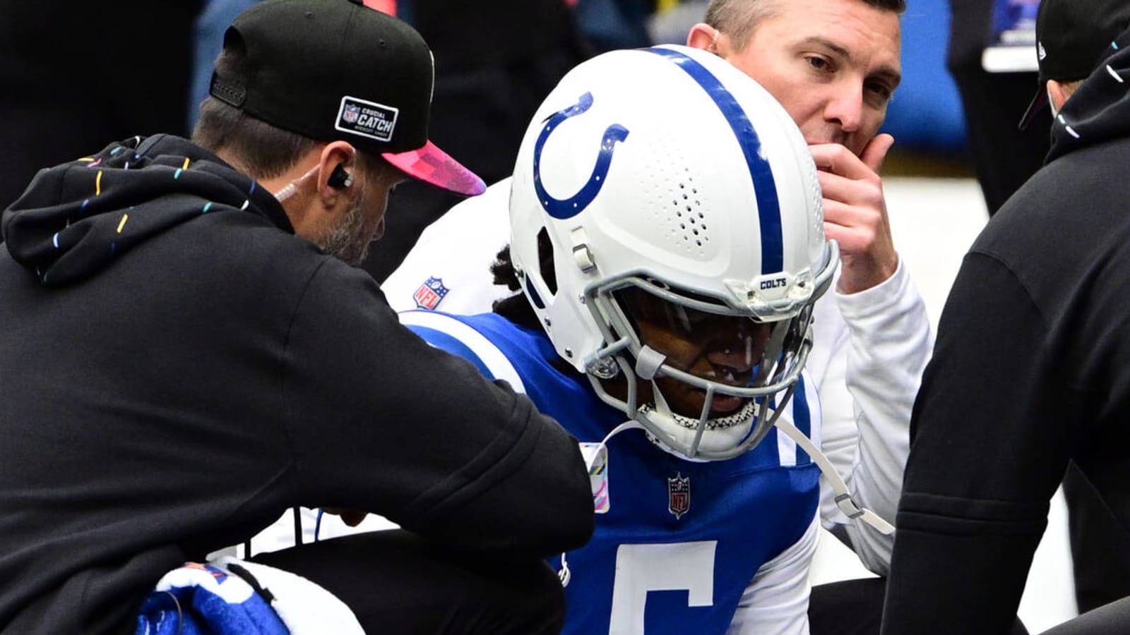 Colts rookie Richardson keeps getting knocked out of games
