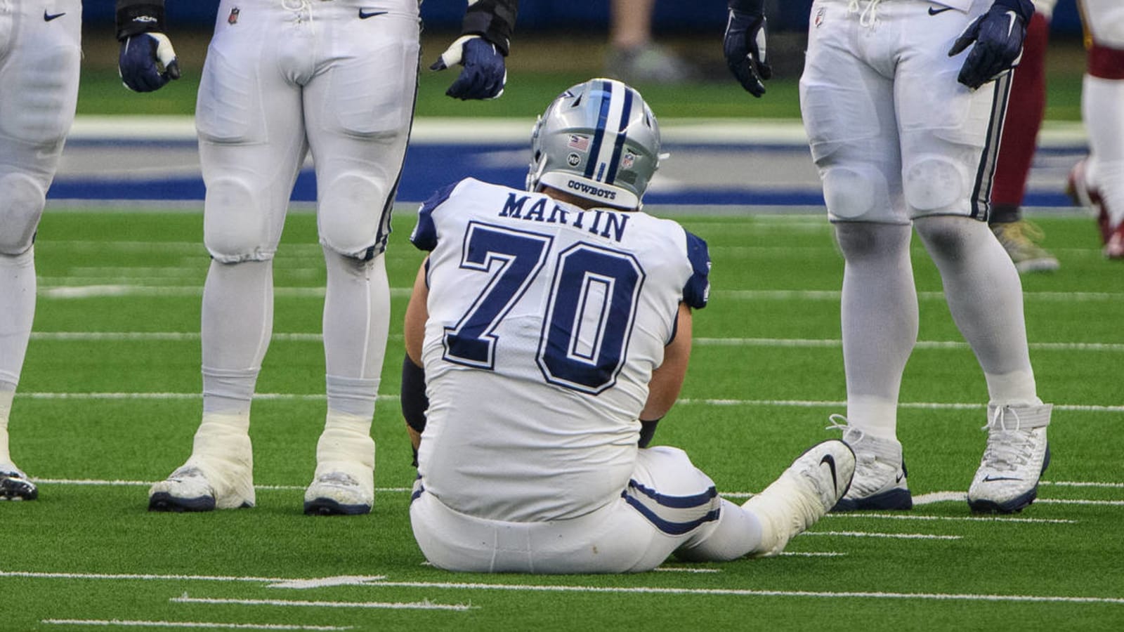Cowboys' Cam Erving, Zack Martin to miss time