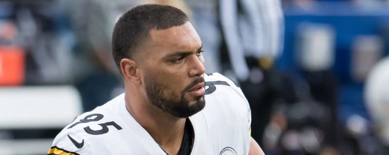 Pittsburgh Steelers defensive tackle Chris Wormley (95) reacts after a  defensive stop in the second half during an NFL football game against the  Tampa Bay Buccaneers in Pittsburgh, Sunday, Oct. 16, 2022. (