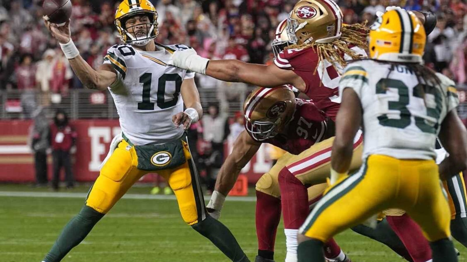 ESPN prognosticator projects a significant regression from Jordan Love and the Packers in 2024