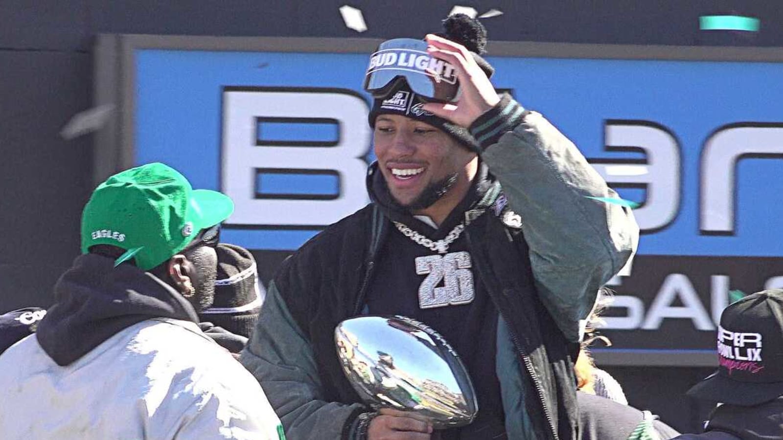 Saquon Barkley pulled awesome move at Eagles' parade