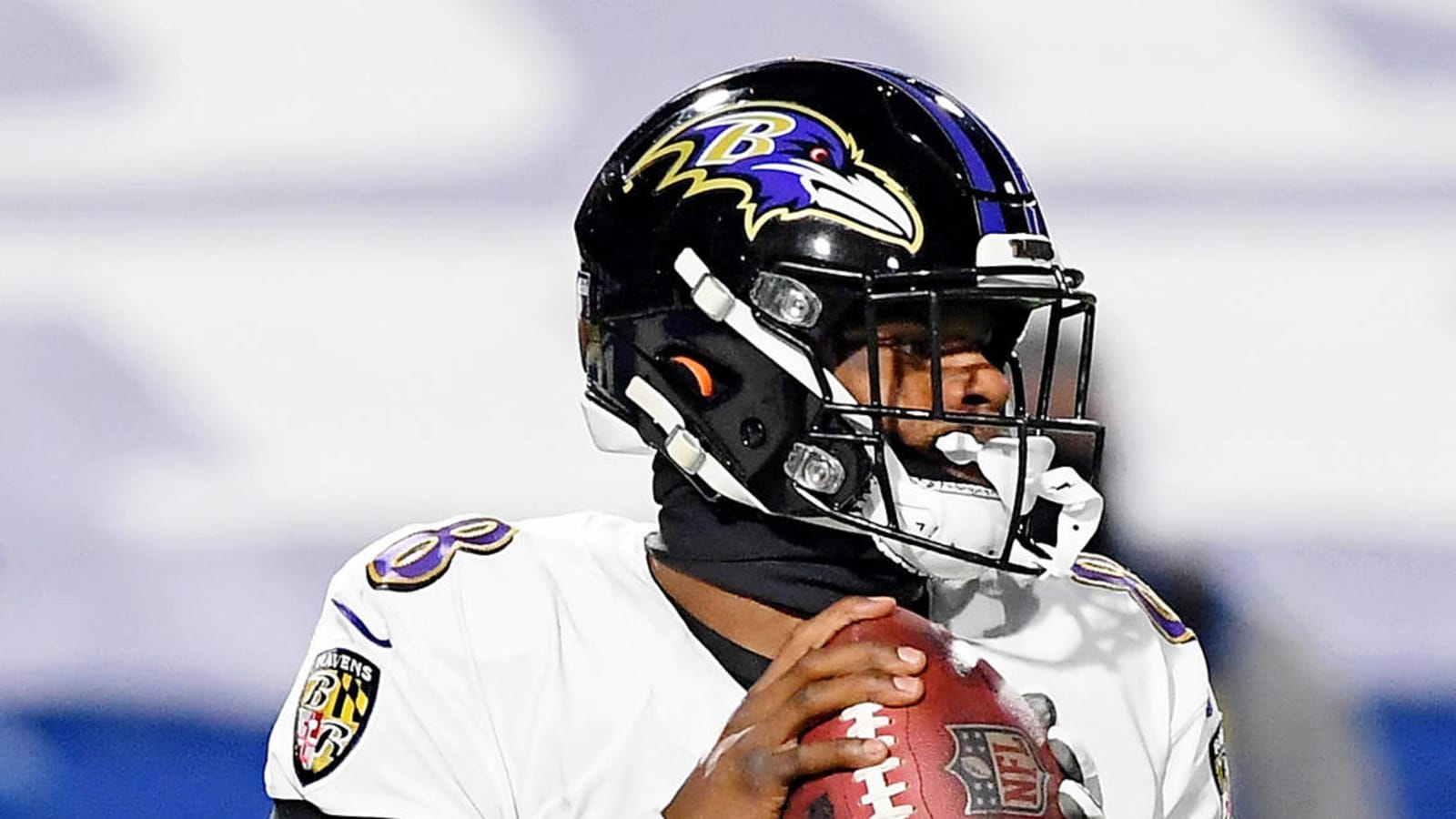 Lamar Jackson picks worst possible time for first career red-zone interception