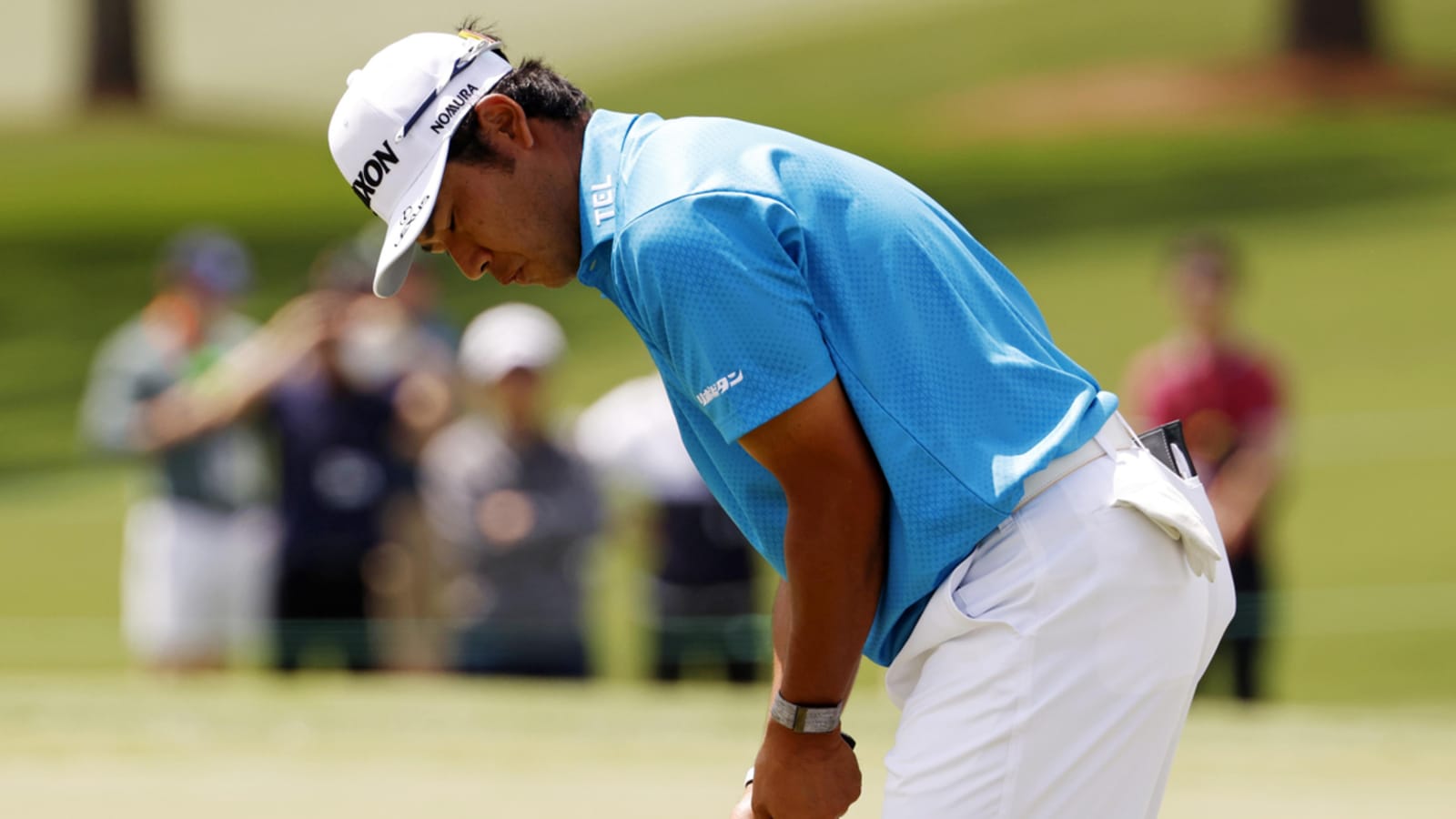 Watch: Hideki Matsuyama has horrific luck at Masters