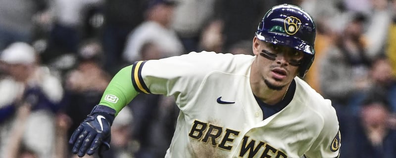 Brewers SS Willy Adames placed on concussion IL after being hit by foul  ball in dugout vs. Giants