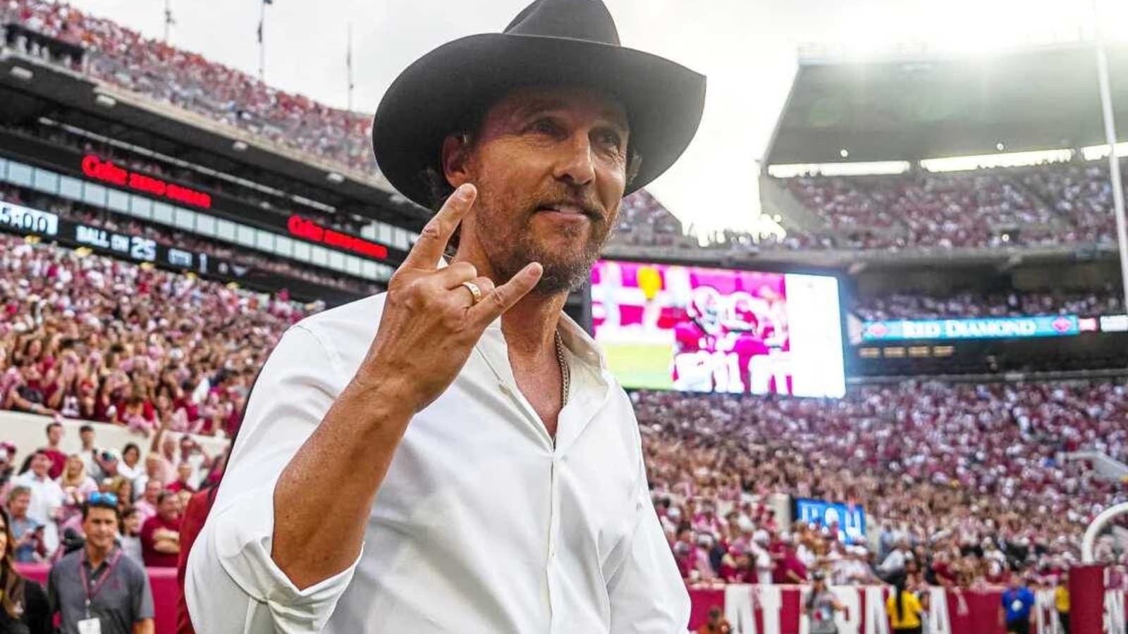 Matthew McConaughey Headlines Longhorns Big Noon Kickoff Broadcast