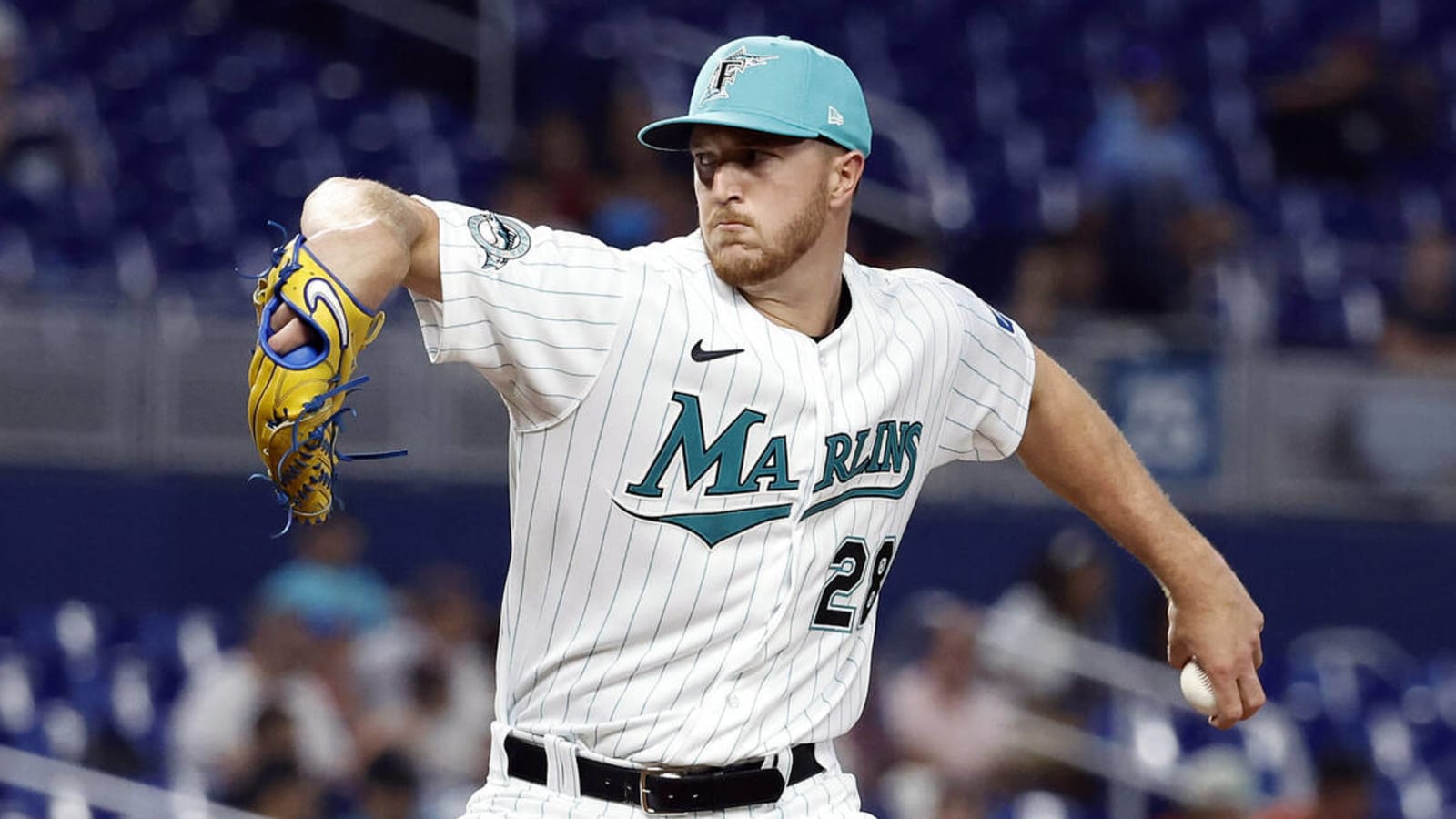 Marlins lefty faces setback in rehab from shoulder injury