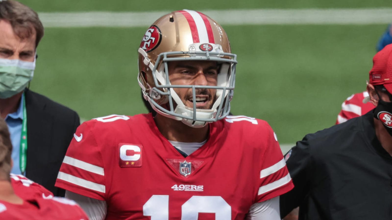 Jimmy Garoppolo could play in Week 3 despite ankle injury