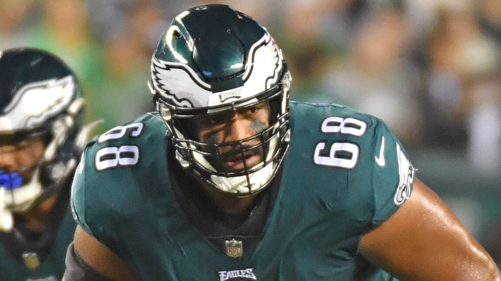 Eagles' Mailata gives OL coach shoutout during 'SNF' intros