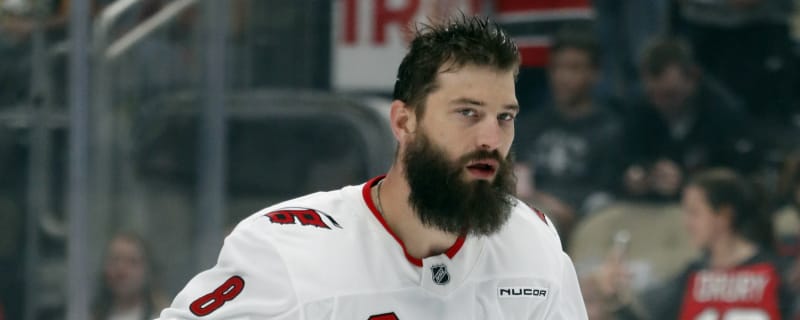 Carolina's Brent Burns Puts His Body On The Line By Using A Ridiculous Tactic To Block A Shot