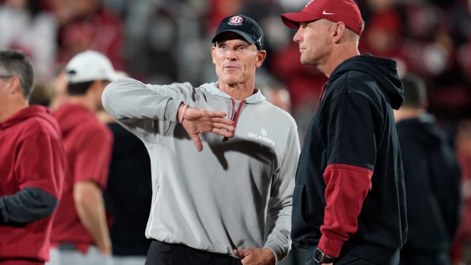 Oklahoma Sooners interim OC Joe John Finley answered some intense questions about his future after loss to LSU