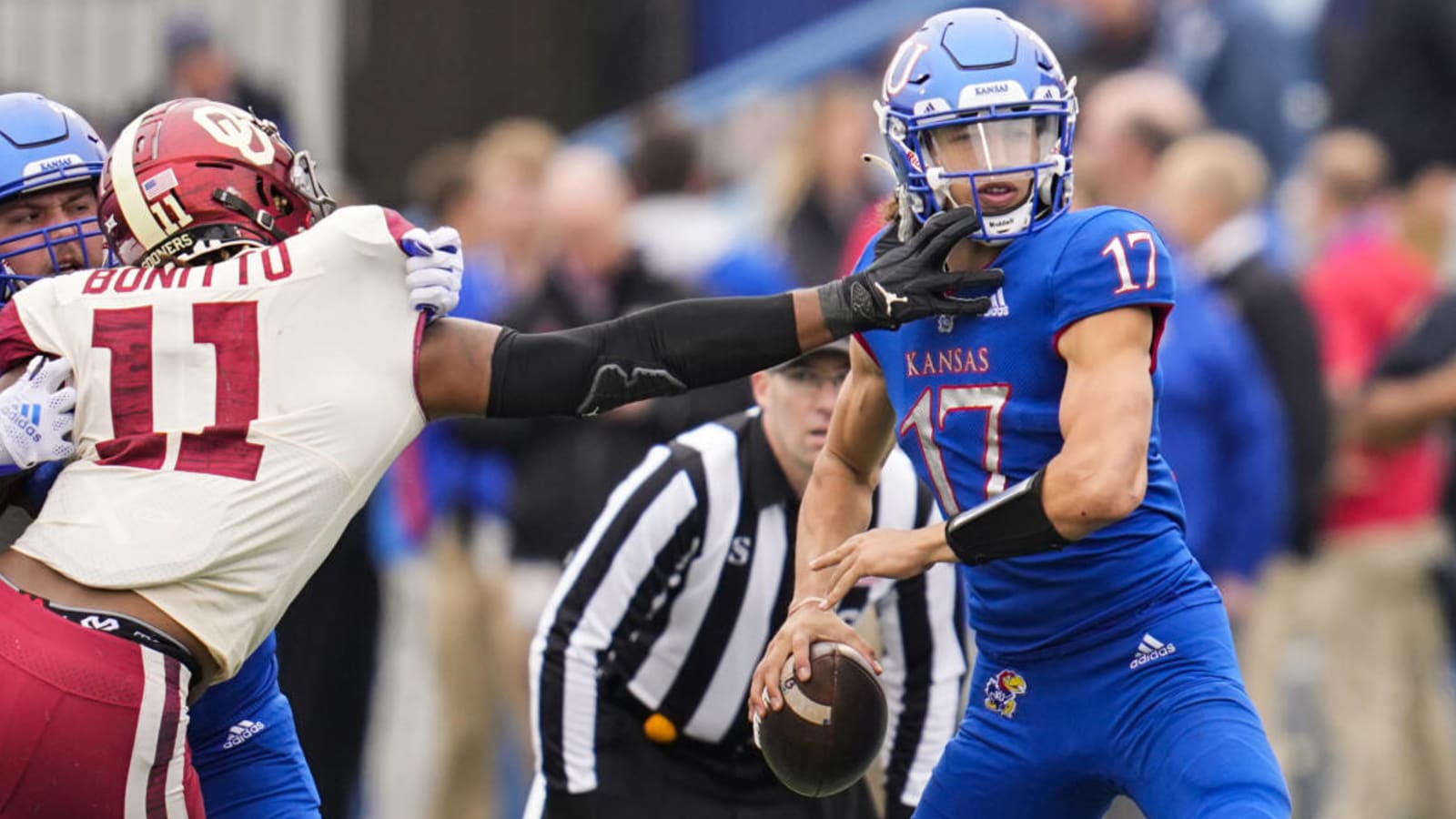 Report: Kansas to Start Backup Quarterback Against Oklahoma