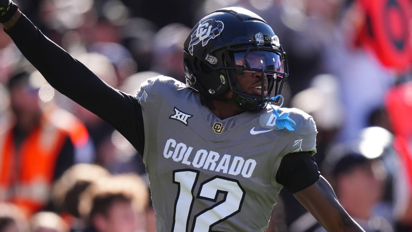 Watch: Colorado's Travis Hunter hits Heisman celebration after interception
