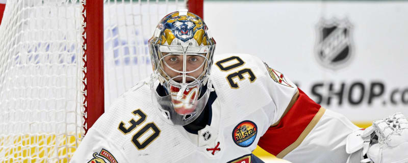 Florida Panthers give Spencer Knight plenty of support in NHL debut