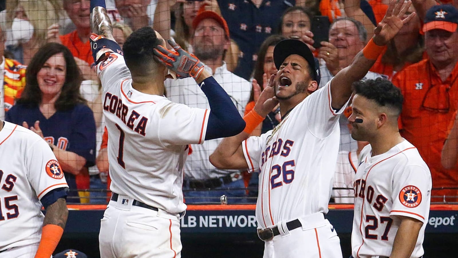 Chas McCormick, Jose Siri have dance party after Astros clinch