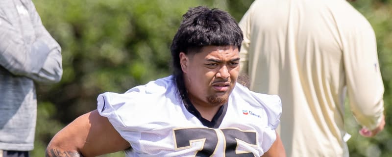 Saints first-round pick working out at left tackle