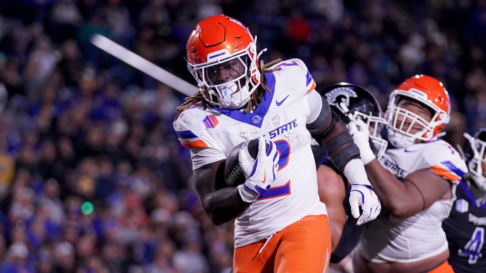 Watch: Boise State star Ashton Jeanty does Heisman celebration after TD