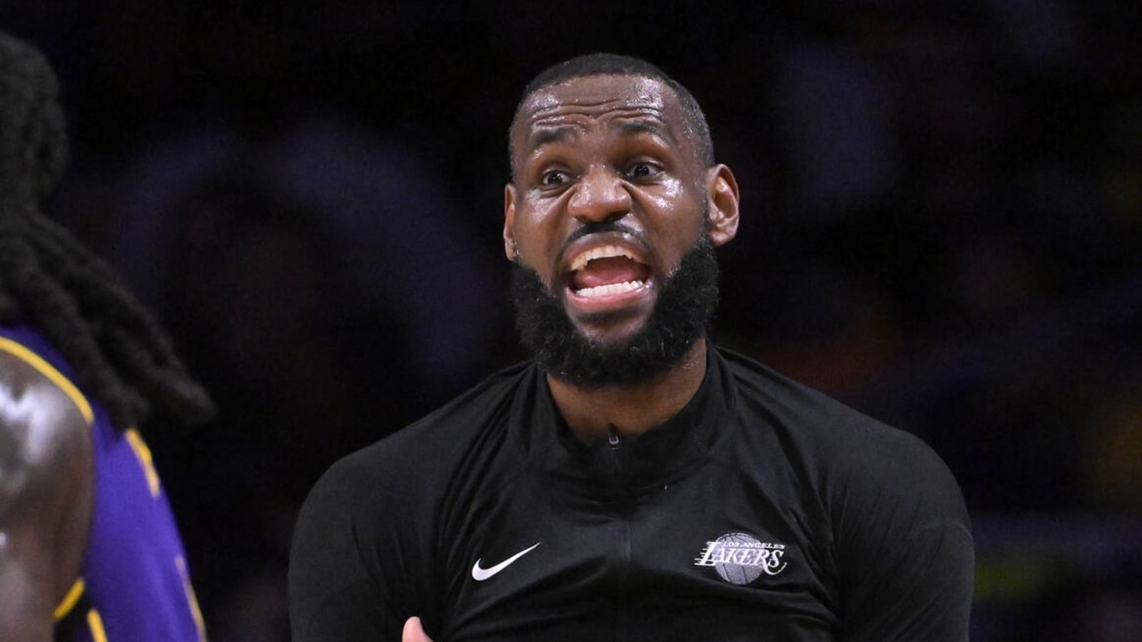 Watch: LeBron's unreal dunk on George had Lakers' bench going crazy