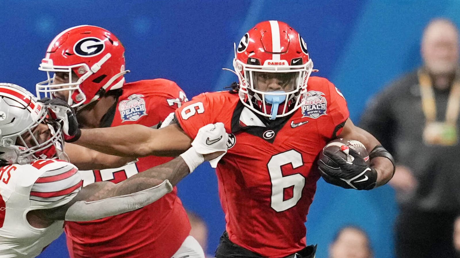 Georgia RB Kenny McIntosh talks Raiders’ RB Zamir White