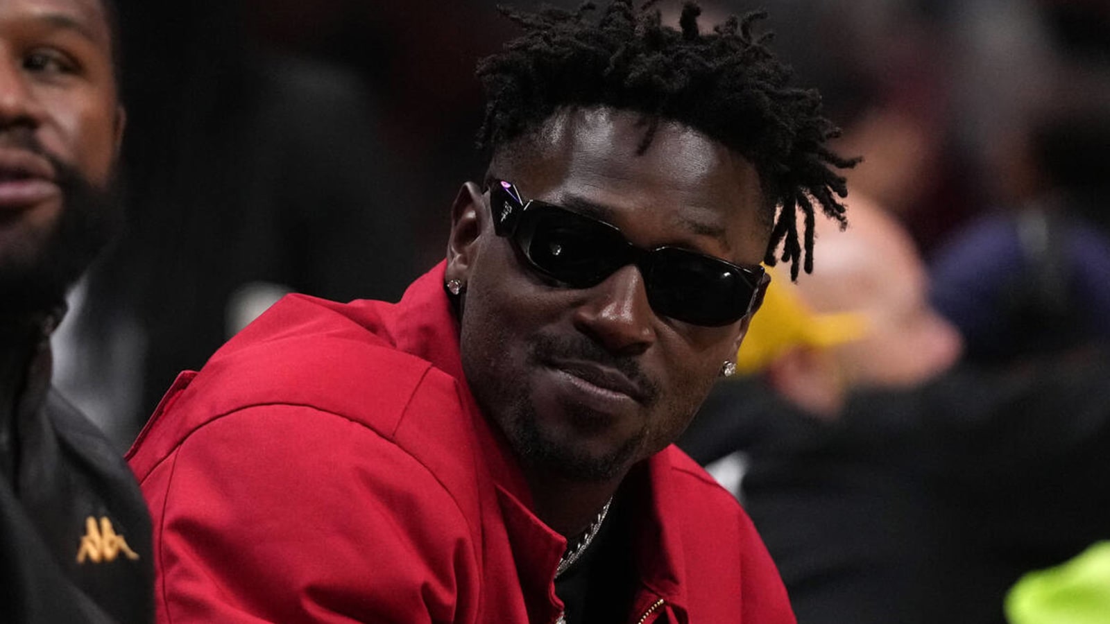 Antonio Brown promoting music while still on the run from the police