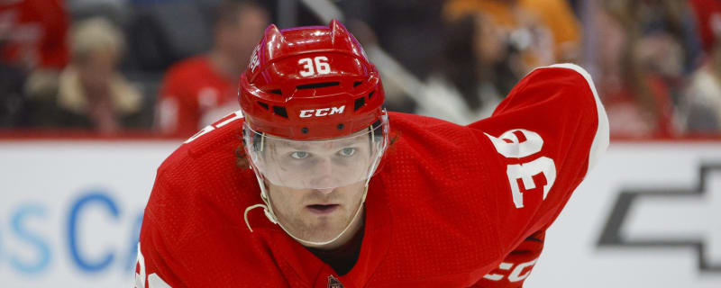 Veteran Red Wings forward day-to-day with upper-body injury