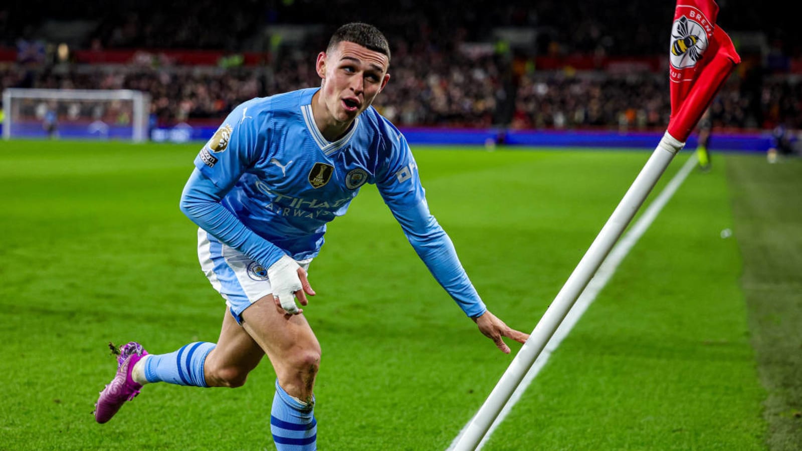 Phil Foden Scores Hat-Trick As Man City Beat Brentford to Boost EPL Title Bid