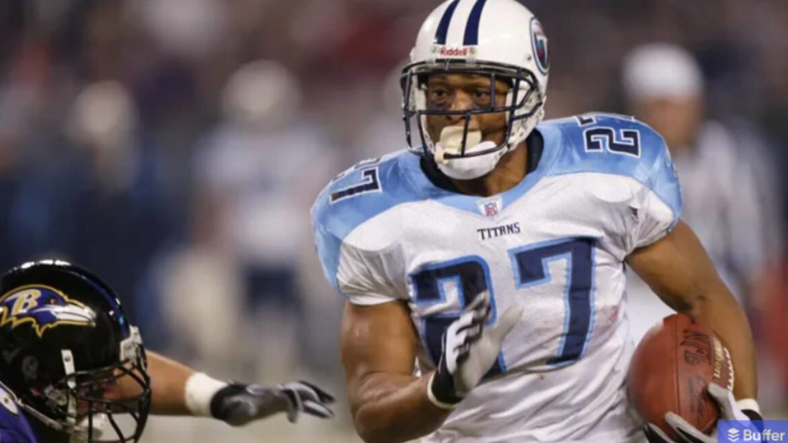 Eddie George Recalls Ravens-Titans Rivalry, Battle With Ray Lewis