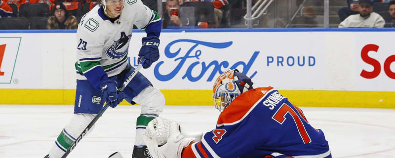 Scenes from morning skate: Canucks stick with winning lineup and Skinner starts for Oilers in Game 6