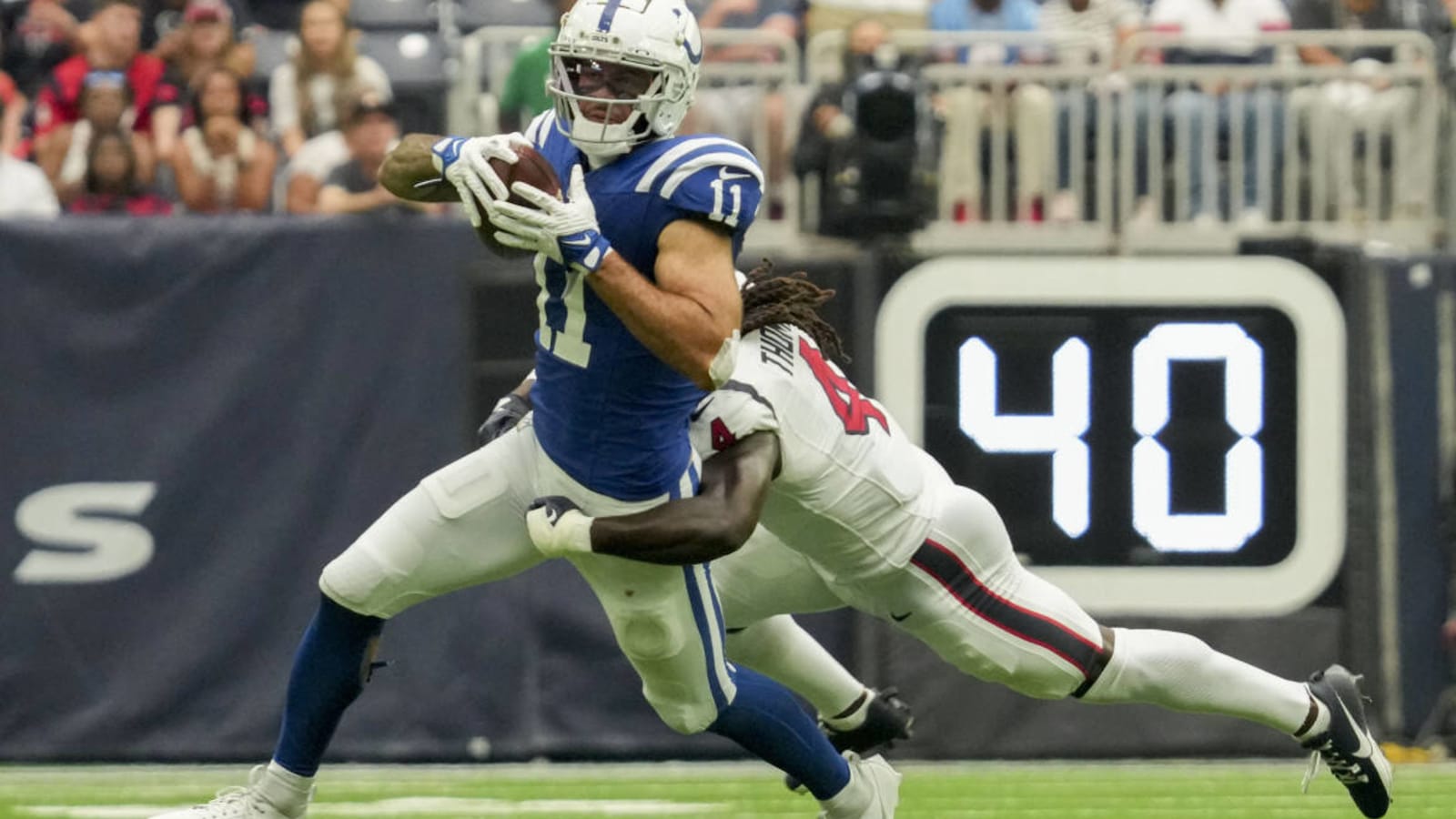 Colts WR Michael Pittman Jr. leaves practice with an injury
