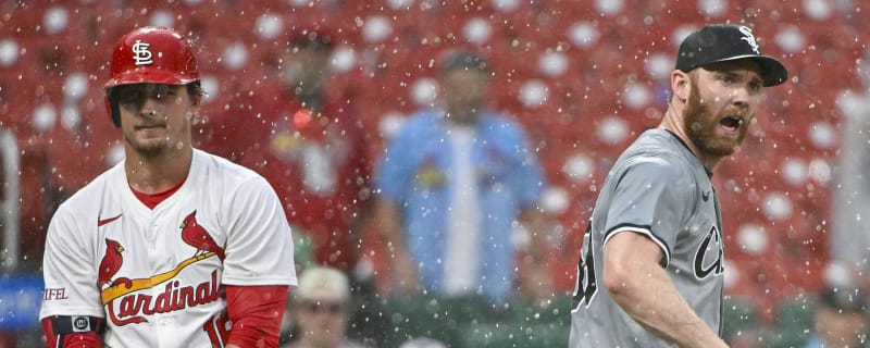 Rain delay was called at the worst time possible in White Sox-Cardinals game