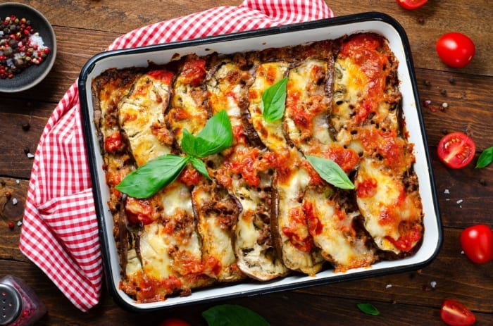 Cheesy eggplant