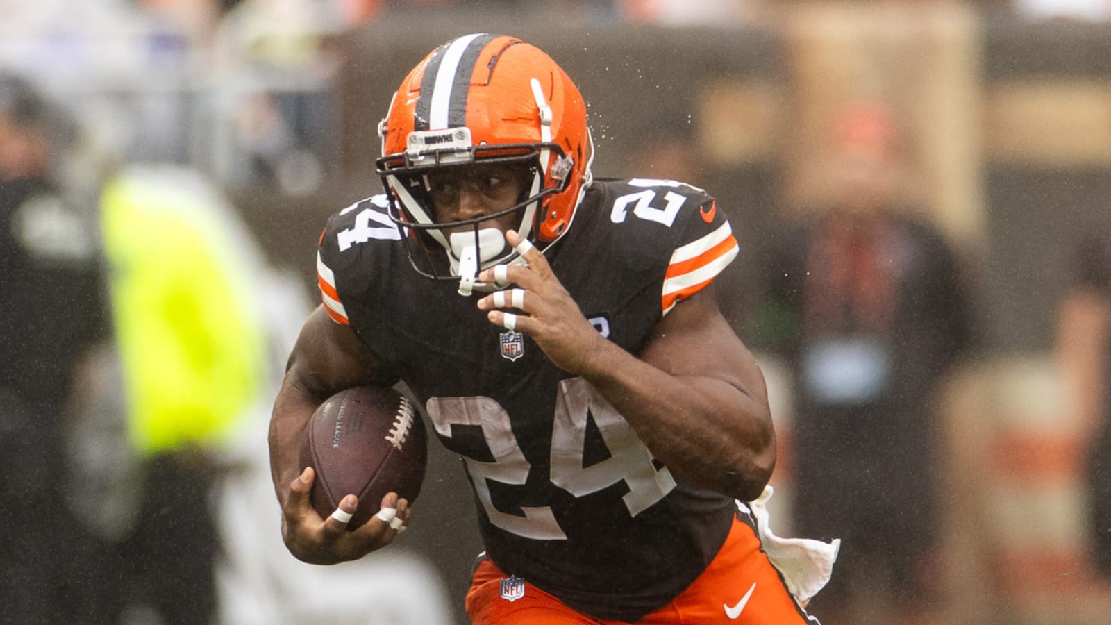 Browns RB Nick Chubb addresses return to practice