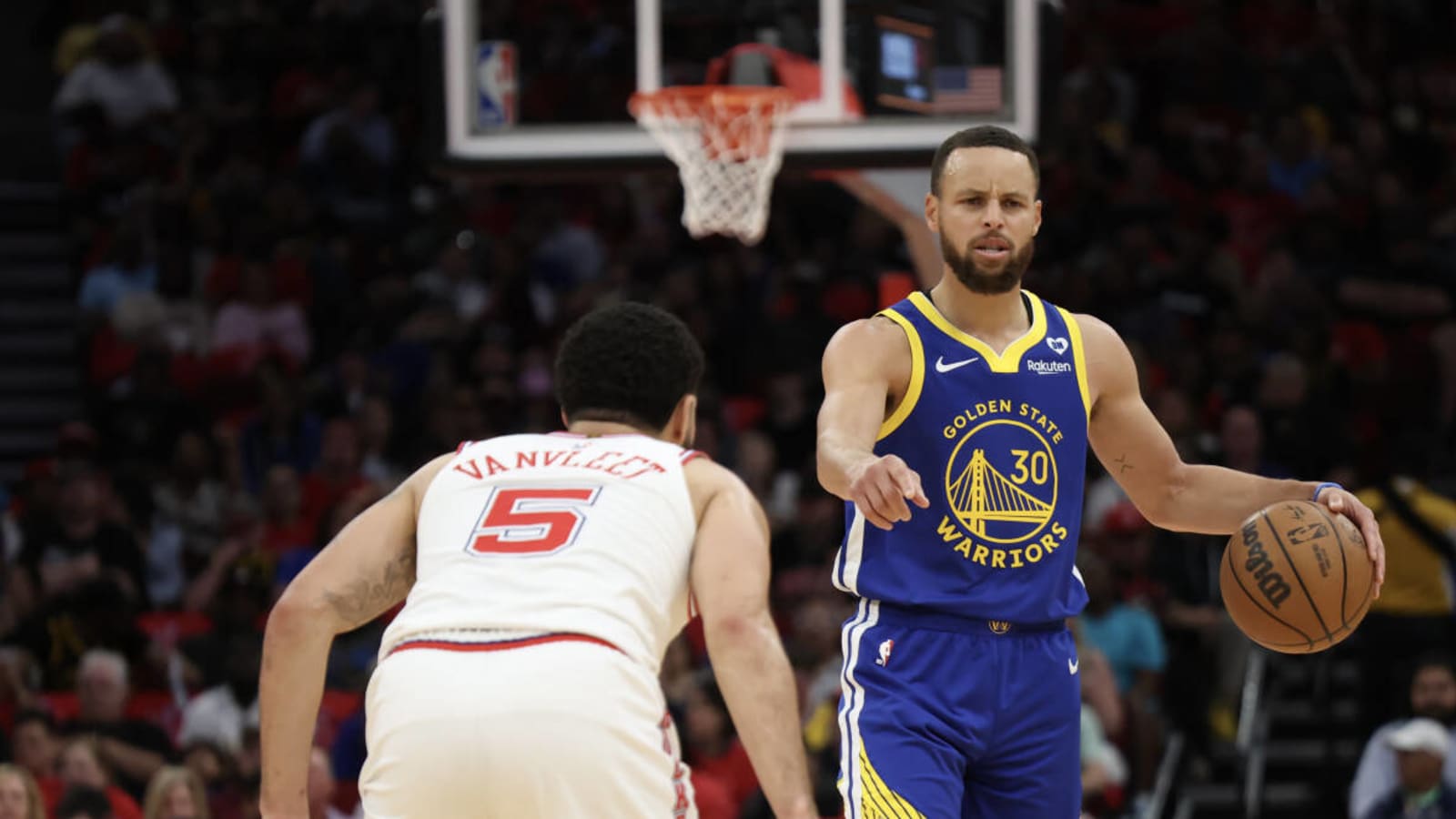 Stephen Curry Takes Hidden Shots At Rockets On The Bench After Tari Eason Called Them Out