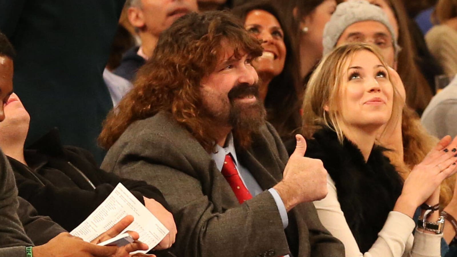 Mick Foley is hinting at his answer on a final match