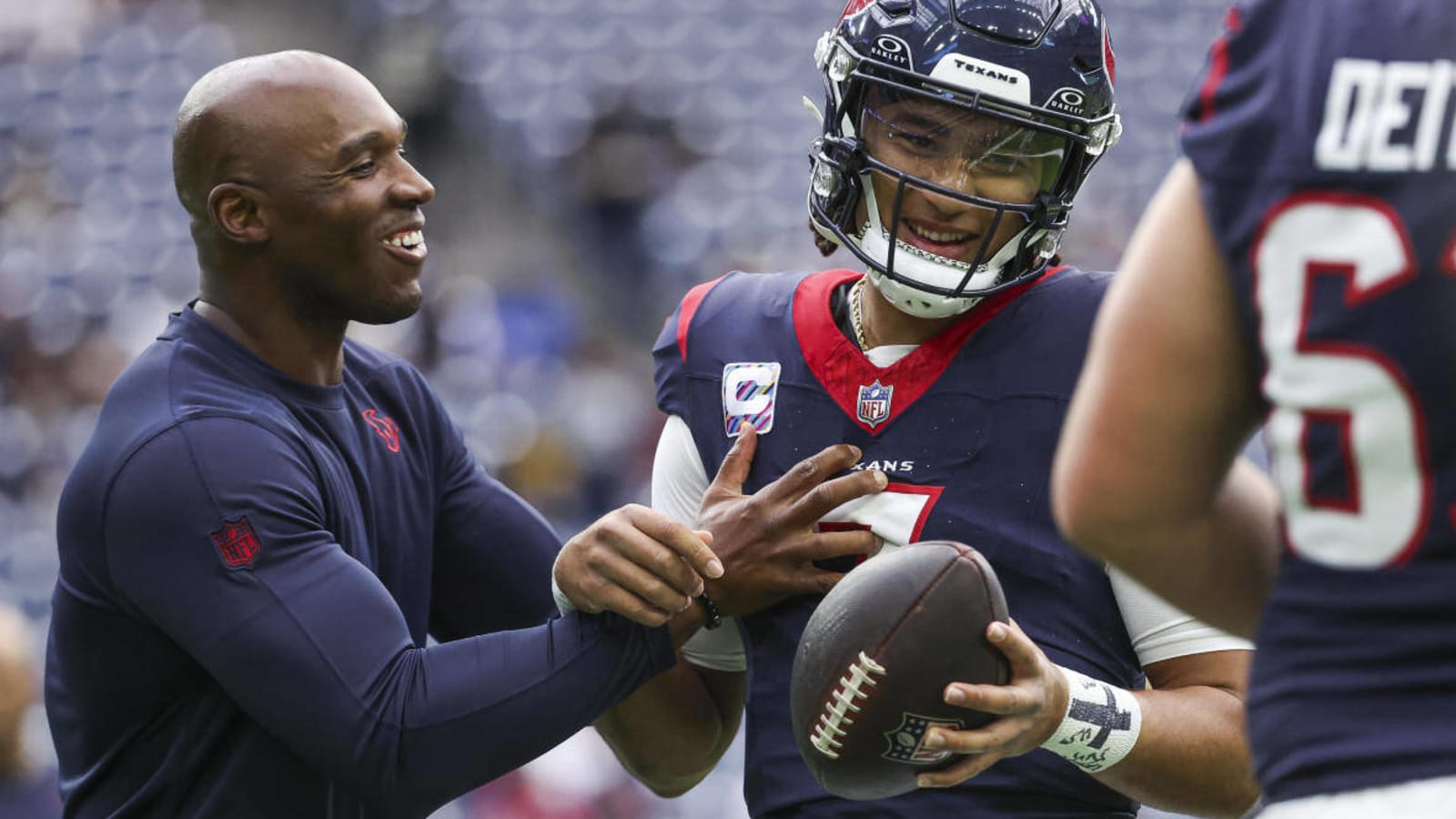 Texans quarterback C.J. Stroud and new wide receiver Stefon Diggs are already getting their chemistry right