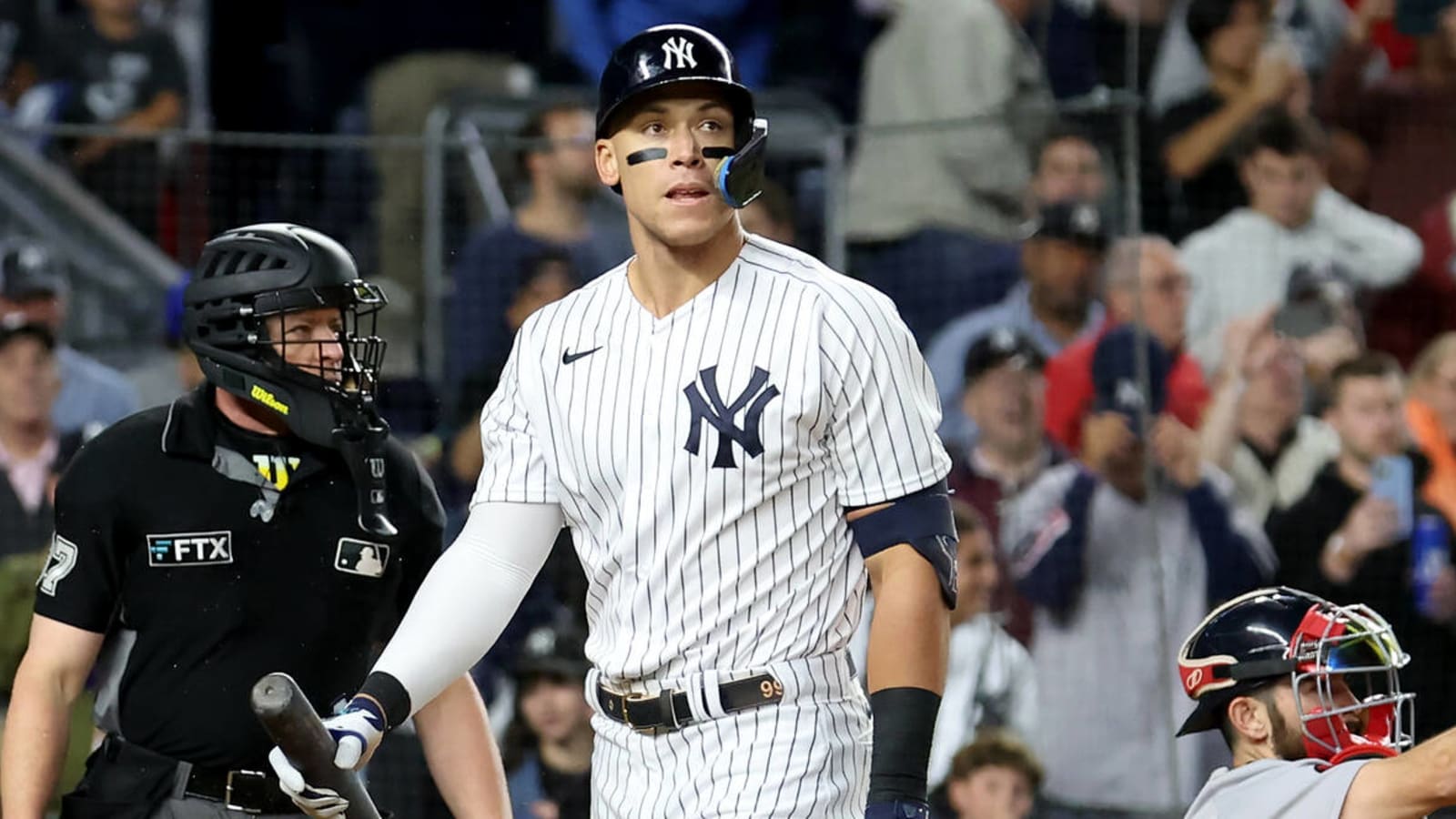 Should Yankees bench Judge to let YES broadcast historic HR?