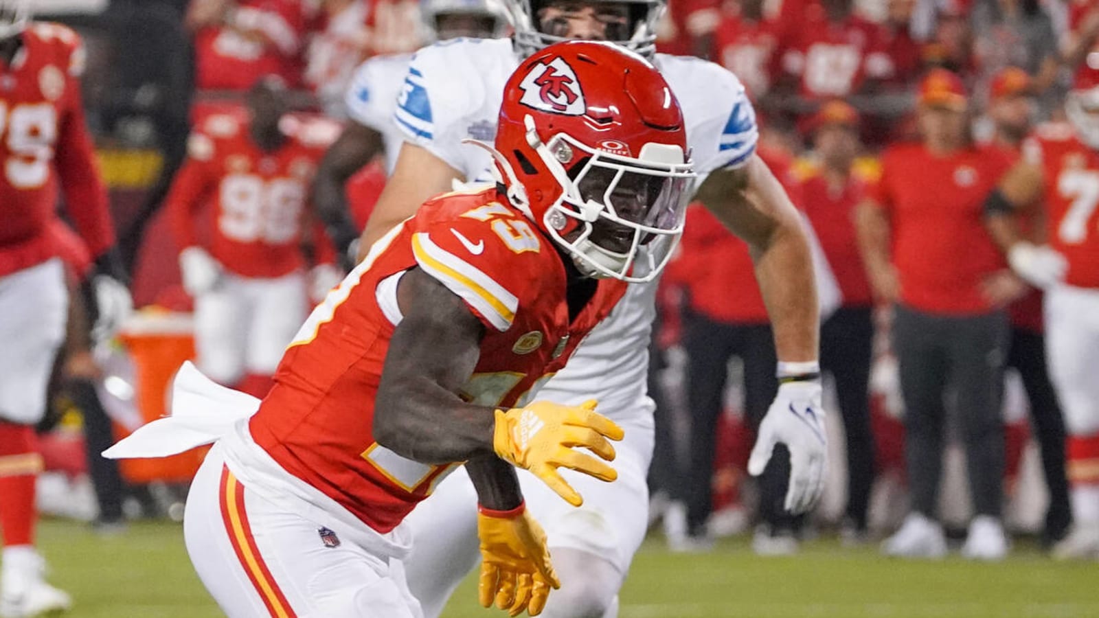 Toney's brutal performance magnifies Kelce's absence for Chiefs