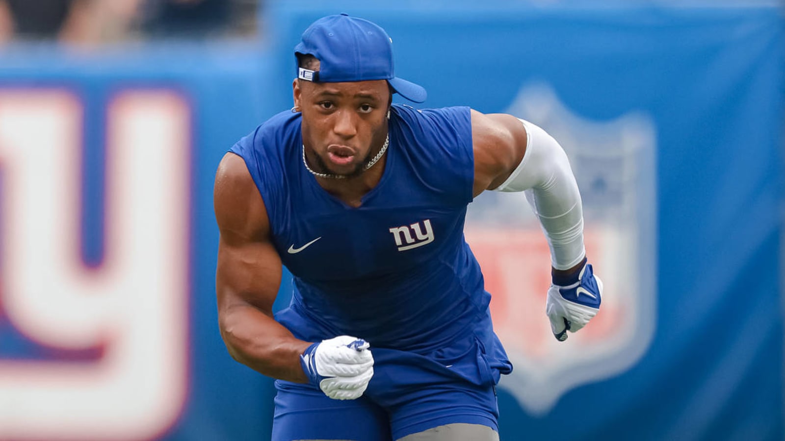 Saquon Barkley limited in practice Wednesday