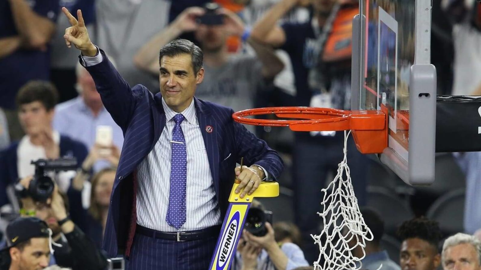 Jay Wright Spotted Cheering on Philadelphia Phillies at NLCS Game 4