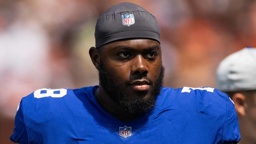 Watch: Giants OT Andrew Thomas catches a touchdown