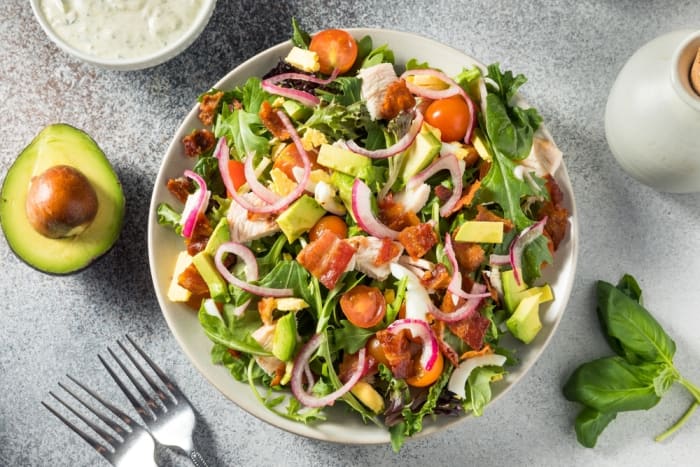 Green goddess chicken salad