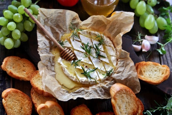 Baked camembert