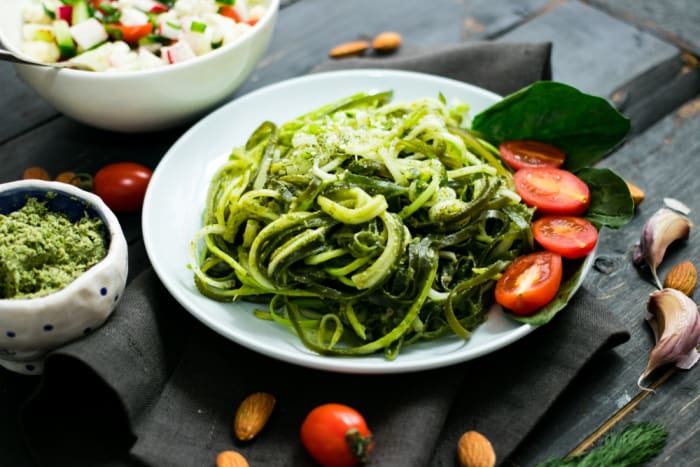 Green pasta