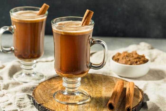 Hot buttered rum