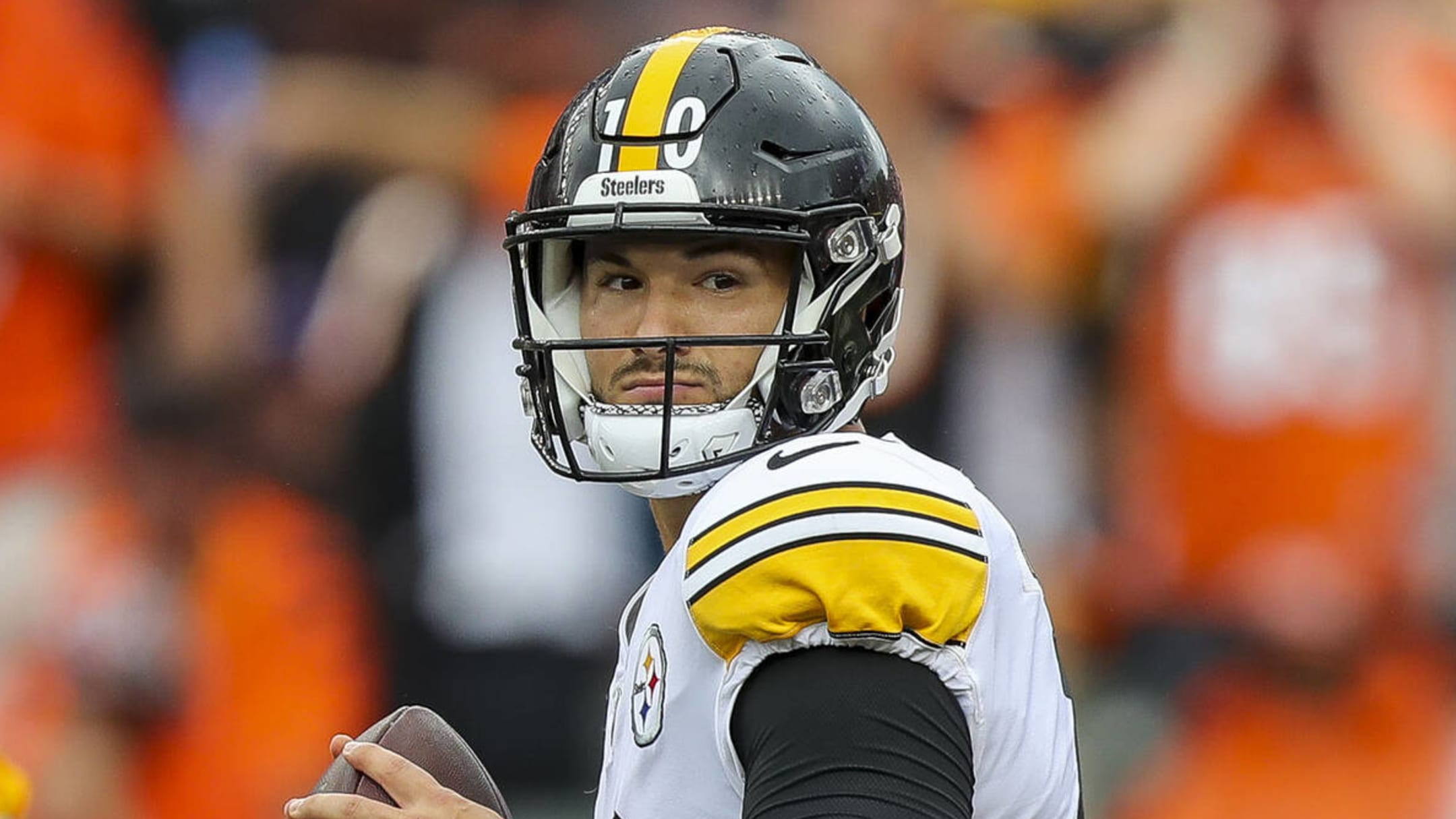 Mitch Trubisky has no reason to work with the Steelers on a new contract